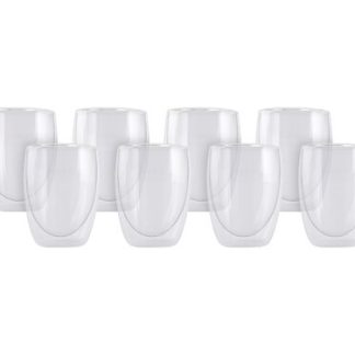 Blend Double Wall Cup 350ML Set of 8 Gift Boxed