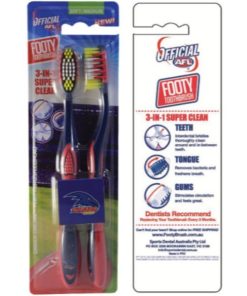Adelaide Crows Toothbrush Twin Pack