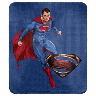 DC JL Superman Polar Fleece Throw Rug