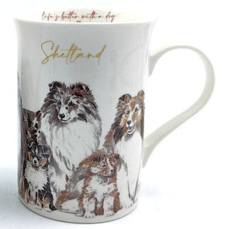 Muddy Paws Shetland Mug