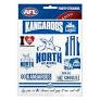 AFL Stickers Kangaroos