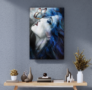 Whimsical Beauty Tempered Glass Wall Art