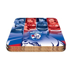 Western Bulldogs Set of 4 Player Coaster