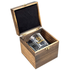 18th Whisky Glass  270ml Gift Set