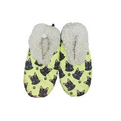Black Cat Comfies Slippers
