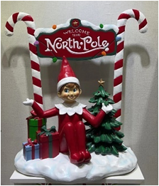 Polyresin Elf decor 60cm