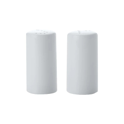 White Basics Cylindrical Salt & Pepper