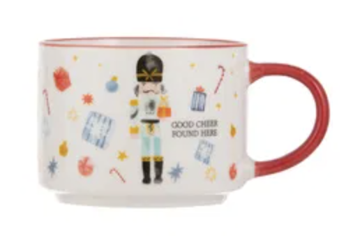 Twinkling Blooms Festive Mugs