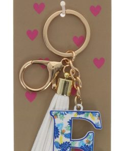 E keyring bag tag