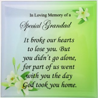 In Loving Memory of a Special Grandpa