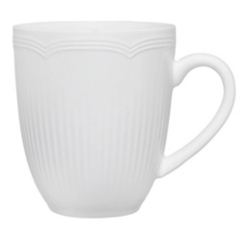 White Basics Rococo Coupe Mug 390ML