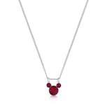 ECC Mickey January Birthstone Necklace
