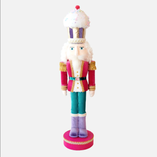 Christmas Nutcracker Pink Blue