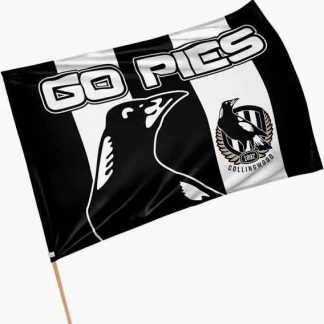 Collingwood Game Day Flag