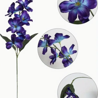 Real Touch Purple Orchid Artificial Flower