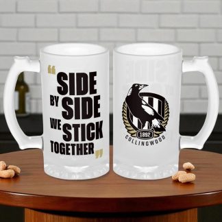 Collingwood Magpies  Stein Frosted 500ml