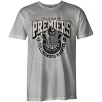 Collingwood Magpies 2023 Premiers Mens Grey Tee