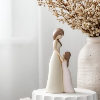 Mother & Daughter Figurine