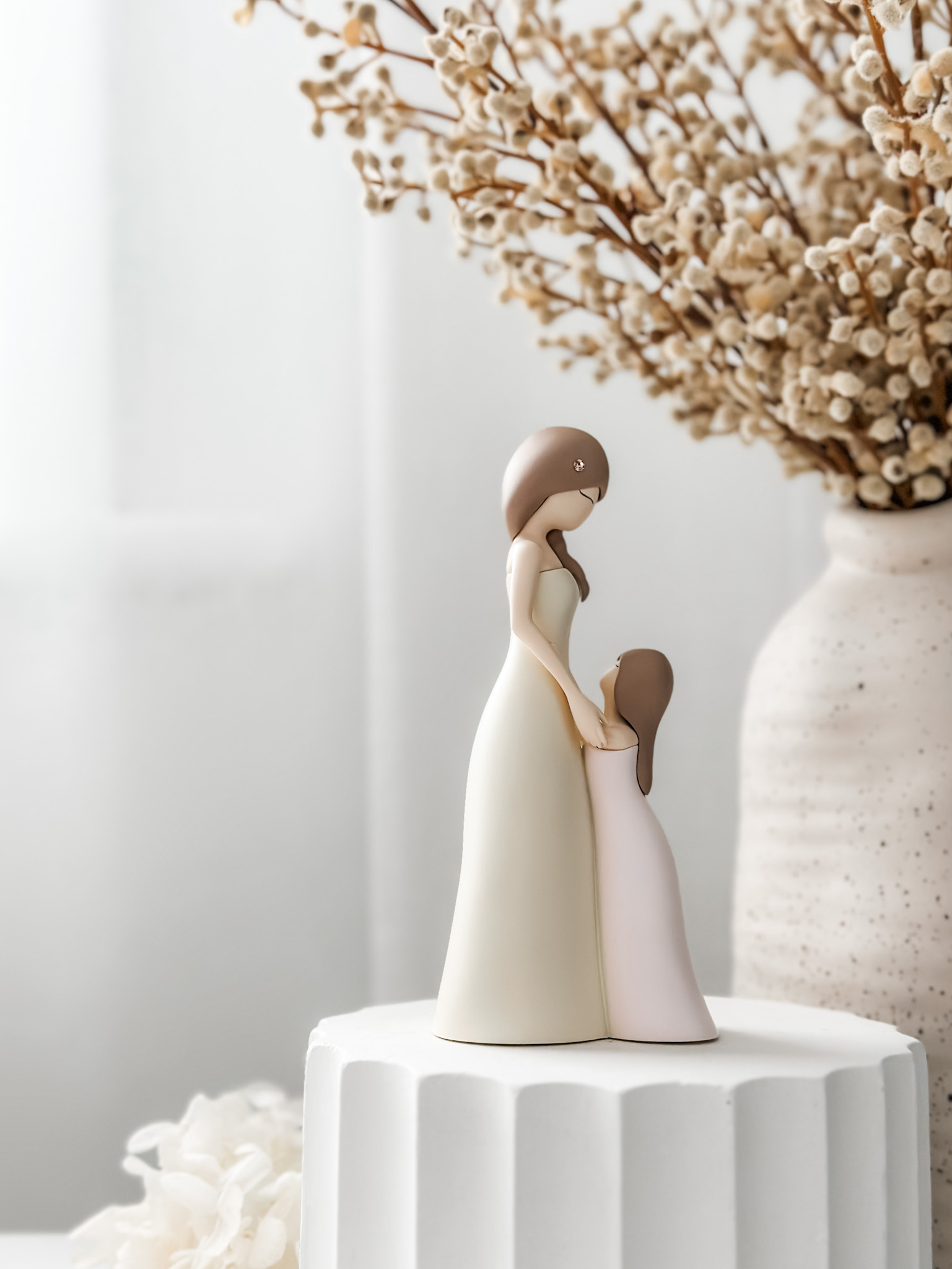 Mother & Daughter Figurine