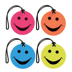 Smiley Face Luggage Tags