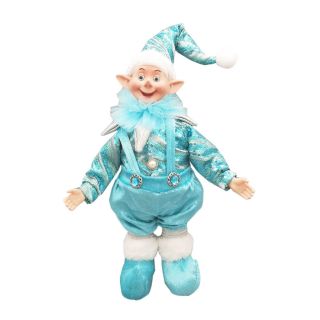 Blue Standing Elf