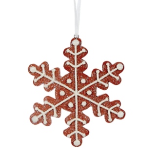 Snowflake Gingerbread Hanging