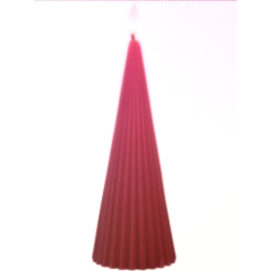 Let's Get Lit Linea LED Cone Wax Candle Soy Cherry Gift Boxed