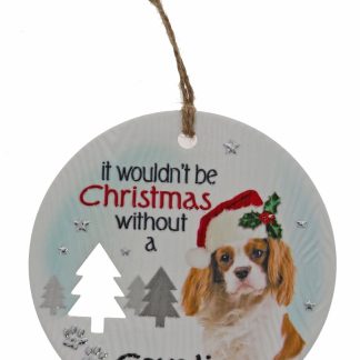 Cavalier Xmas Plaque