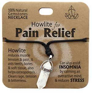 Howlite For Pain Relief Necklace