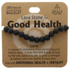 Lava Stone For Good health Bracelet