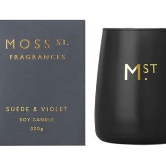 Suede and Violet 320g Candle