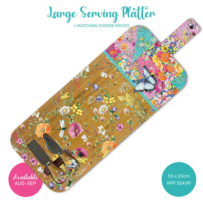 Wildflower Patch Lrg Platter