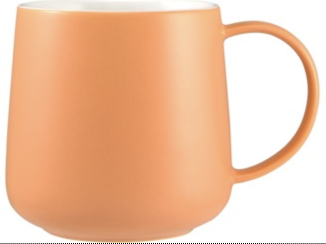 Cafe Life Mug 420ML Apricot