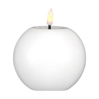 Let's Get Lit LED Flameless Round Candle 10cm Natural