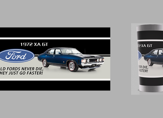 XA GT Ford Stainless Steel Tumbler 20 Oz
