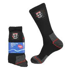 St Kilda Heavy Duty Work Socks 2 Pairs