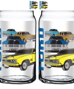 Ford Can Glasses -2 Pack