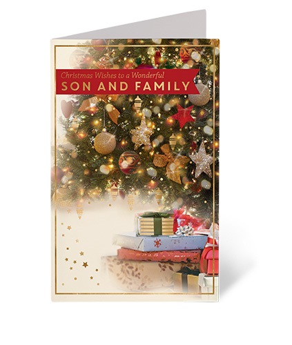 Elegance Card Son and Family