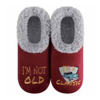 Slumbies Pairables Men's Large - I'm A Classic Winter Slippers, M