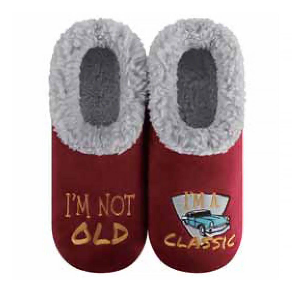 Slumbies Pairables Men's Large - I'm A Classic Winter Slippers, XL