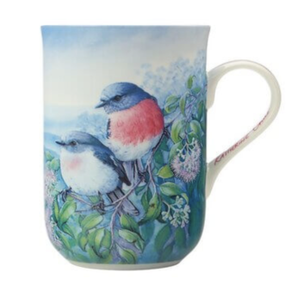 Birds of Australia 10 year Anniversary Mug 300ML Rose Robin