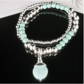 Elastic Silver Bracelet