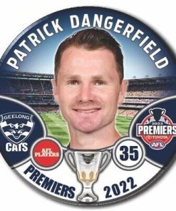 2021 AFL Geelong Player Badge - Dangerfield Patrick