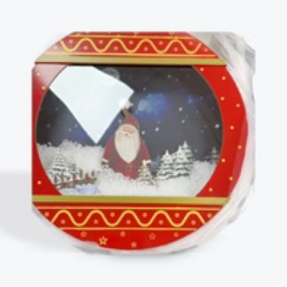Snowing Christmas Hanging Ball Lamp Red Santa