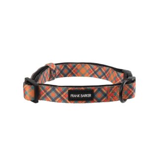 Frank Barker Orange Gingham Collar