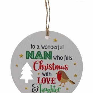 Nan Xmas Plaque
