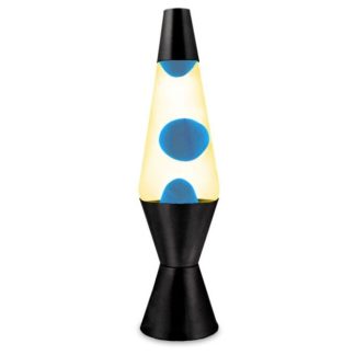 Yellow/Blue Wax Liquid Lamp