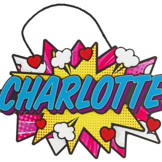 Charlotte 3D Wall Sign / Door Hanger