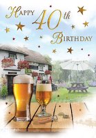 Happy 40th Birthday Card