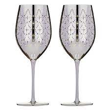 Celeste Silver 2pk Wine Glass